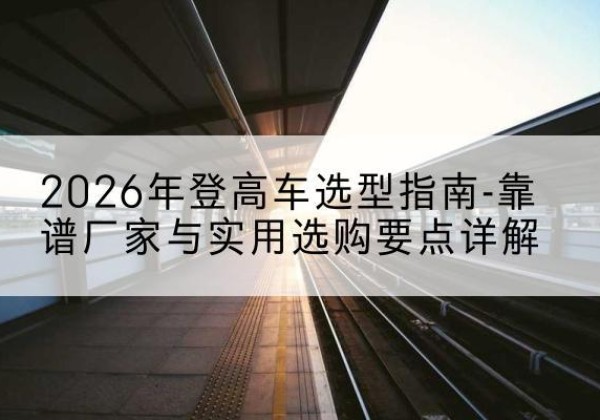 五华登高车厂家推荐-2026年登高车选型指南-靠谱厂家与实用选购要点详解